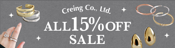 Creing Co., Ltd. 「ALL 15%OFF SALE」