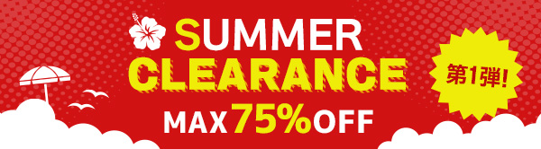 SUMMER CLEARANCE MAX75％OFF