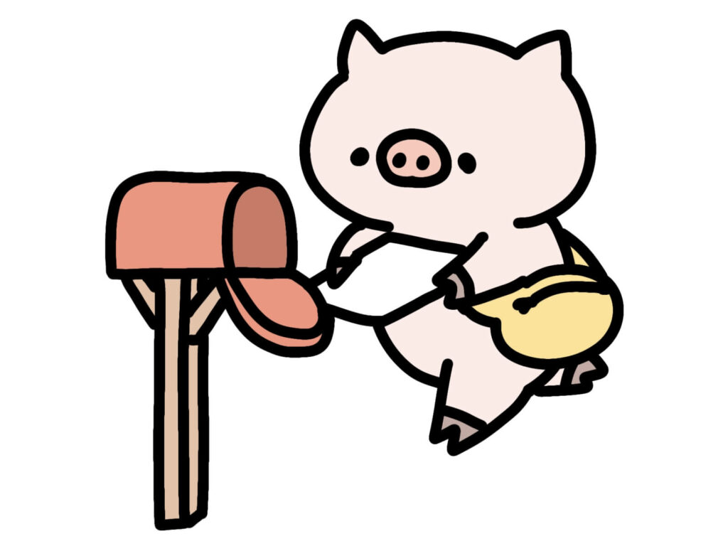 チラシ配り