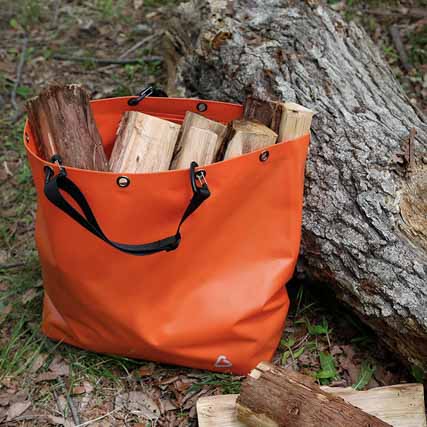 防水素材！カラビナで持ち手が付け替えられるレジャーバッグ｜CAMP TOTE　(キャンプトート)