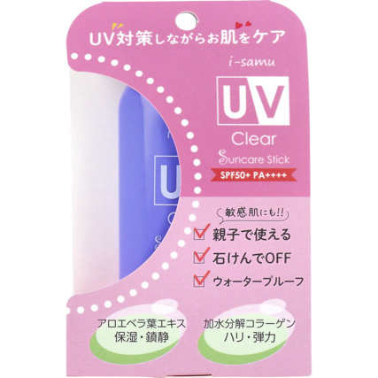 i-samu UVバームスティック 
SPF50+ PA++++ 18g