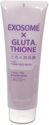 エクソソーム どろ×泡洗顔　EXOXOME×GLUTATHIONE CLAY FOAM FACE WASH