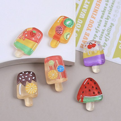 デコパーツ 手芸 DIYパーツ クラフト 材料 アクセサリーパーツ 　カラフルアイス