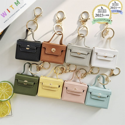 全8色 PU ミニバッグ チャーム キーホルダー バッグチャーム ファッション小物 可愛い