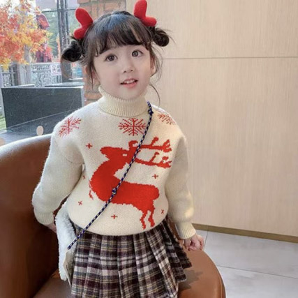 セーター女の子クリスマス  