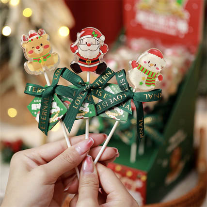 大感謝祭限定 クリスマスプレゼント 写真撮影道具 アメ サンタクロースアメ ヘラジカ・キャンデー