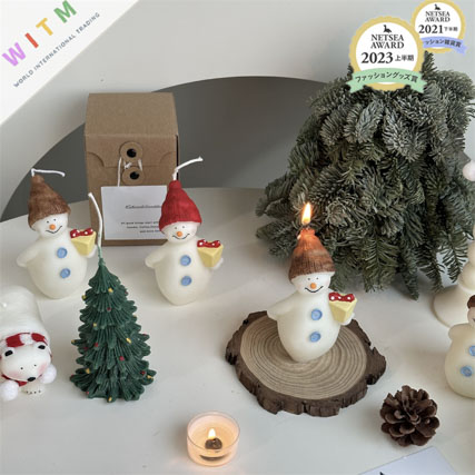 クリスマス 蝋燭 ローソク アロマキャンドル 可愛い ギフト 人気 Christmas  
