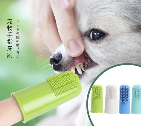 犬猫用口腔清掃用品 ペット 指歯ブラシ 犬歯ブラシ 口腔洗浄 猫歯ブラシ ペット用品
