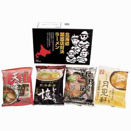 北海道繁盛店対決ラーメン4食 HTR-10  