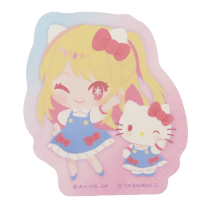 推しの子×サンリオキャラクターズ ステッカー 星野ルビー ハローキティ