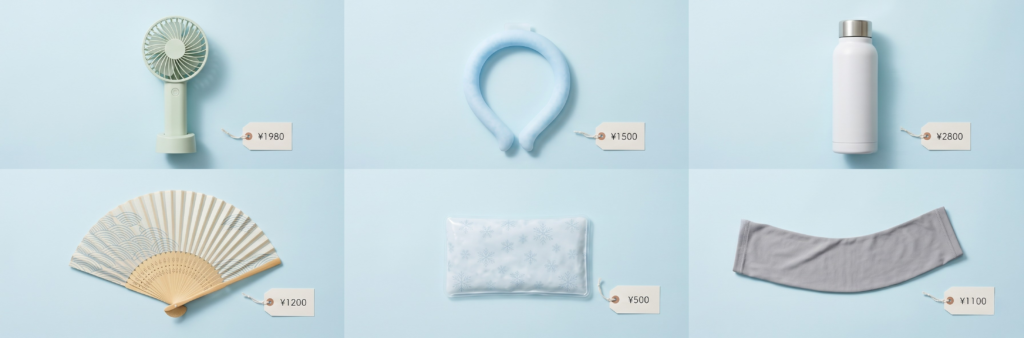 alt="2026年夏の熱中症対策商材6選　ハンディファン・ネッククーラー・保冷ボトル等の仕入れ時期"