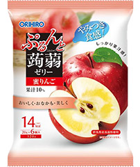 ぷるんと蒟蒻ゼリーパウチ 蜜りんご
